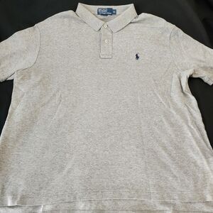 Ralph Lauren Light Gray Polo Shirt for Men